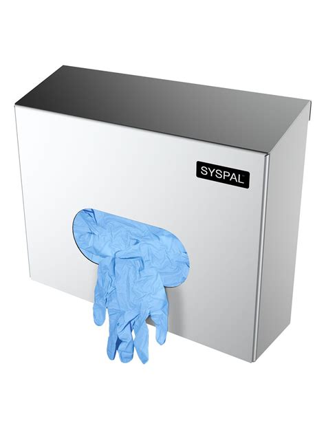 stainless steel glove box holder|stainless steel gloves dispenser.